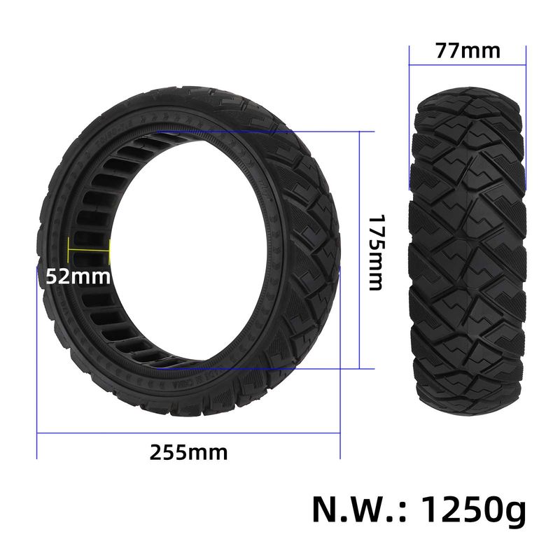 SEGWAY ZT3 Pro Vollgummireifen 70/60-7.5