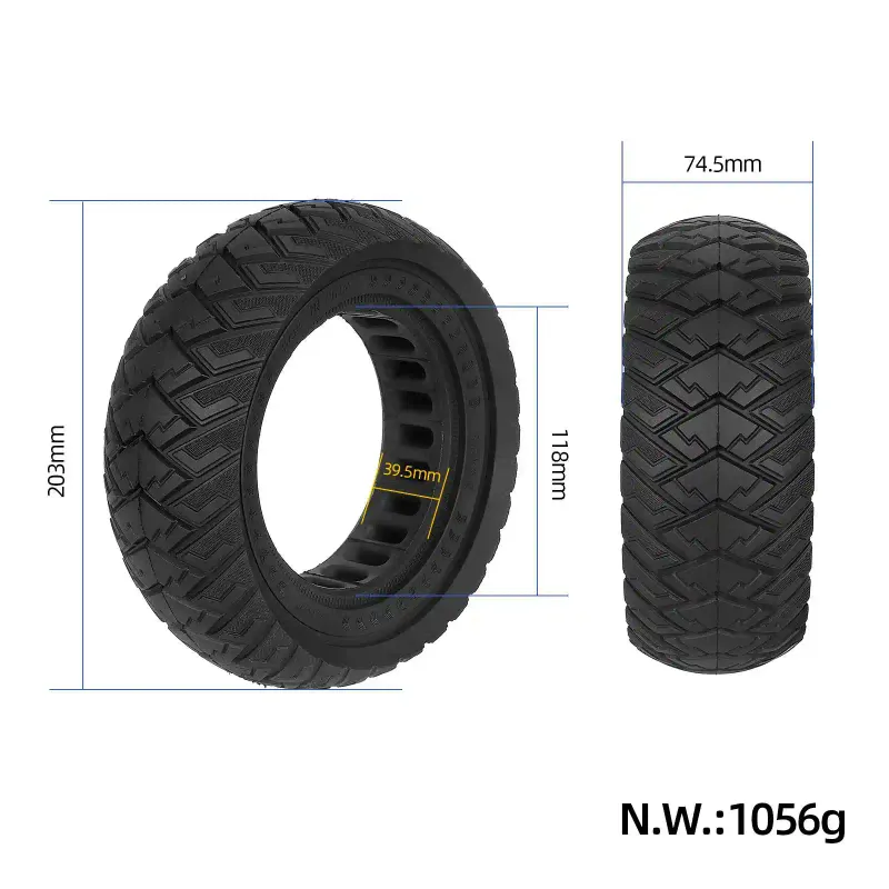 8.5x3.0 off-road Vollgummireifen