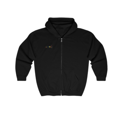 Heartfelt Message Zip Up Hoodie