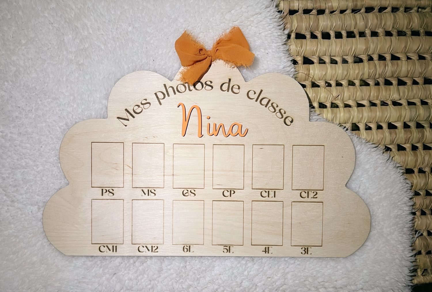 Panneau photos de classe nuage