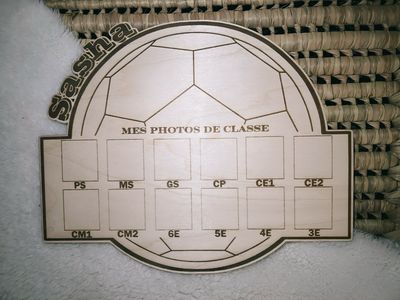 Panneau photos de classe foot