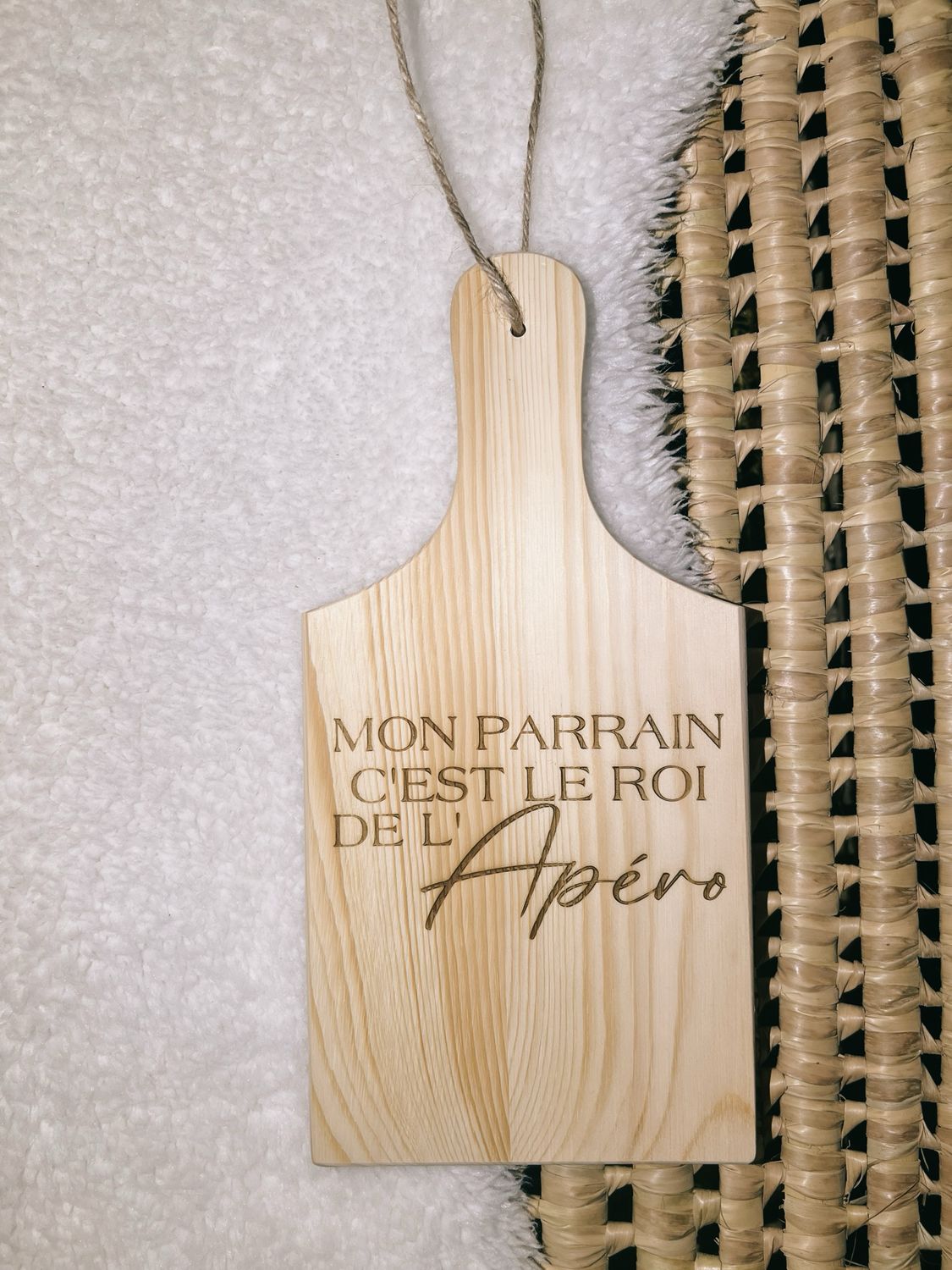 Planche à découper parrain