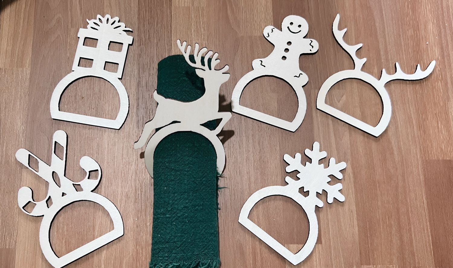 Ronds de serviette Noël