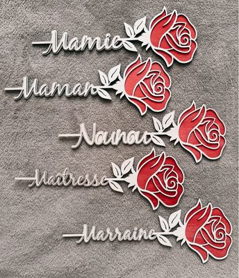 Rose personnalisée