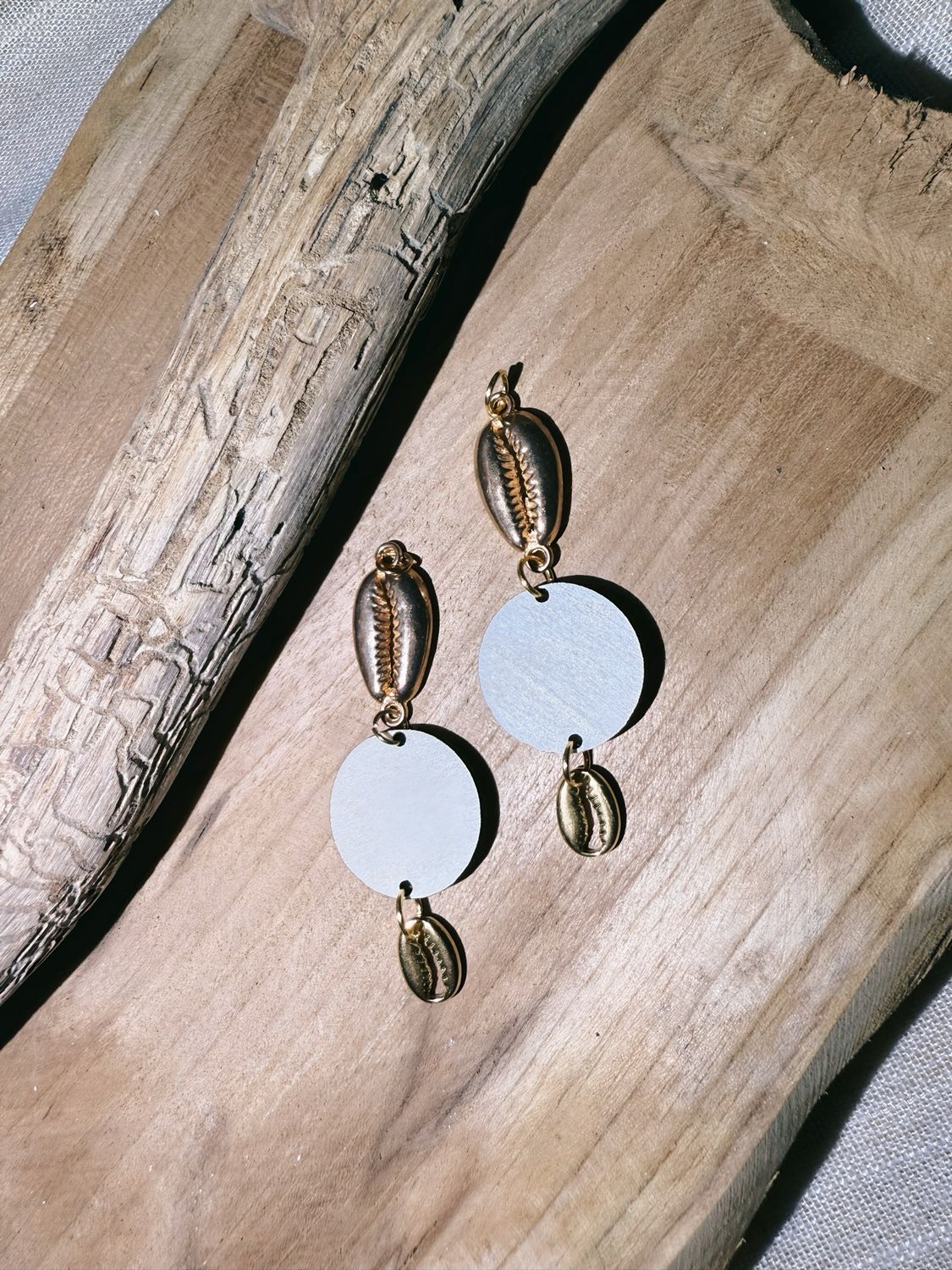 Boucles d’oreilles coquillage