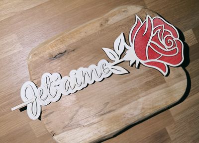 Rose «Je t’aime»
