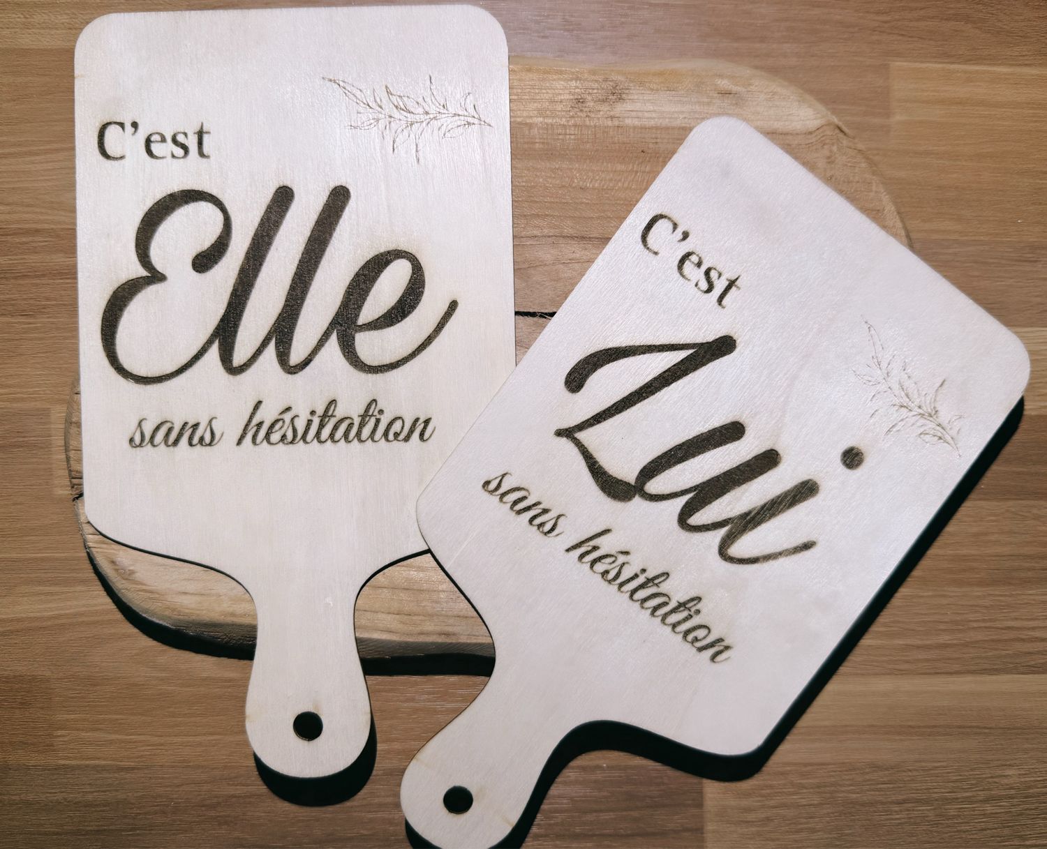 Pancarte jeu elle/lui