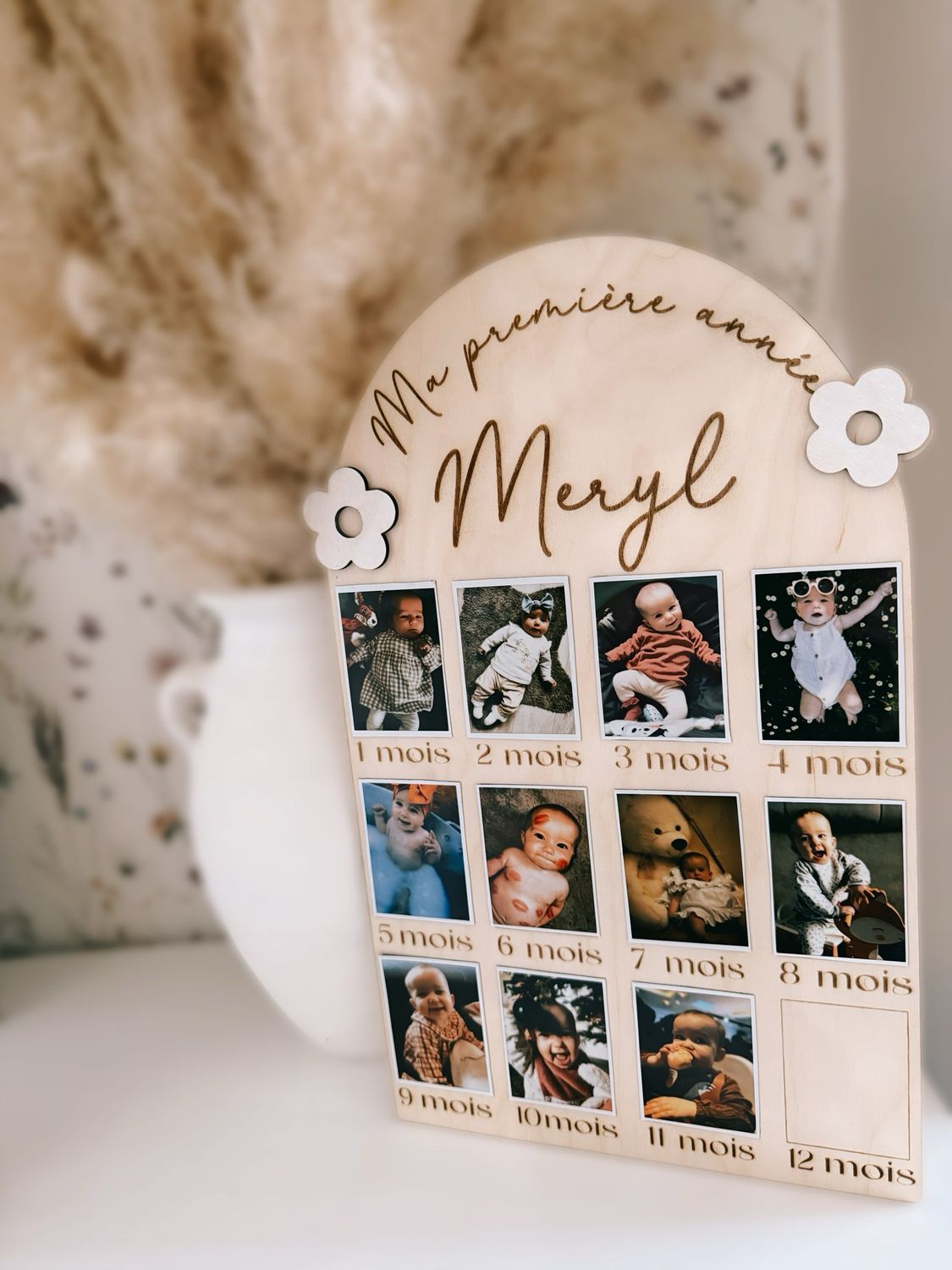 Panneau première année fleurs