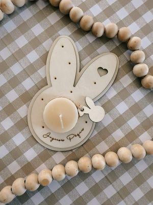 Photophore lapin Pâques