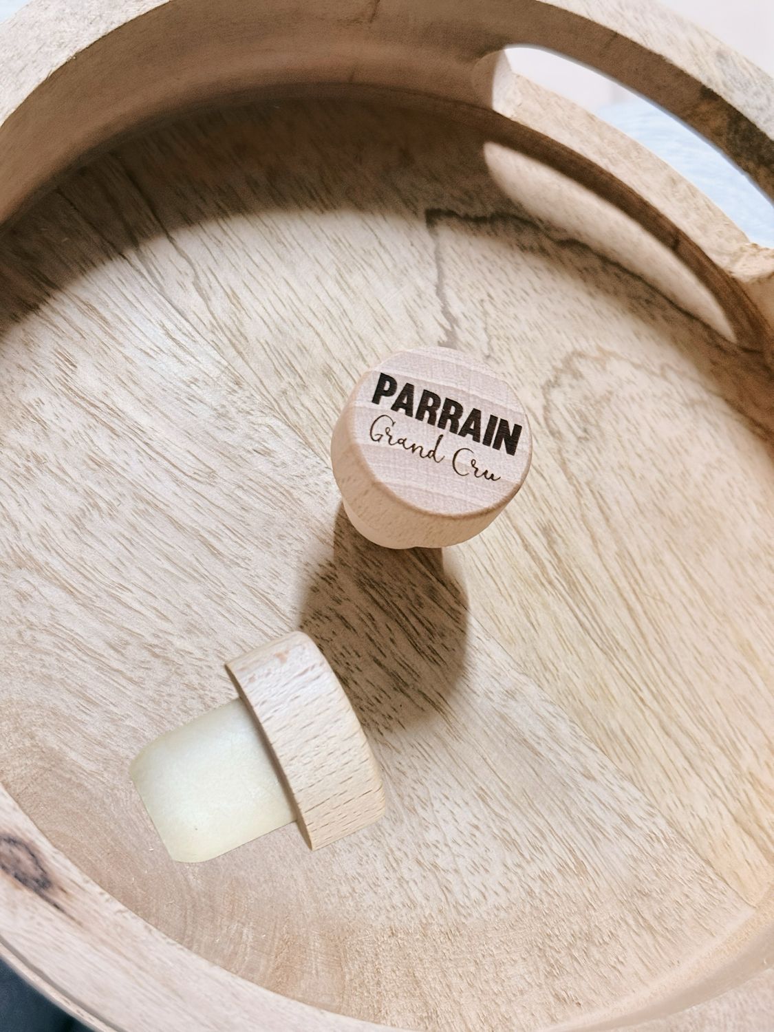 Bouchon personnalisé parrain