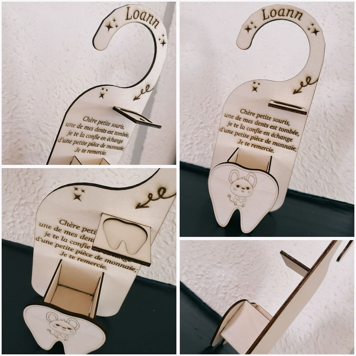 Porte dent petite souris avec plateau
