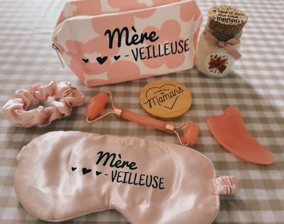 Coffret fête des mères rose