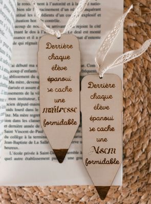 Marque page crayon