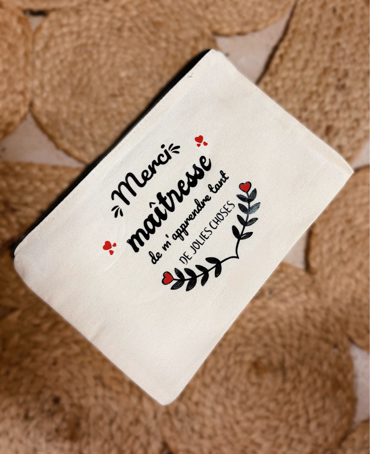 Pochette merci maîtresse