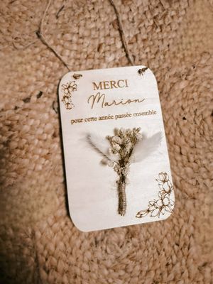 Pancarte merci maîtresse ou atsem/ nounou