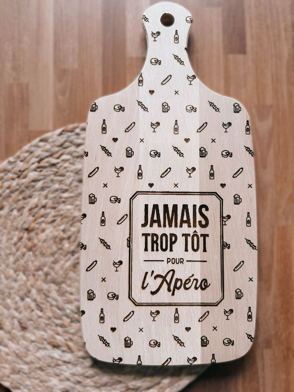 Planche à découper apéro