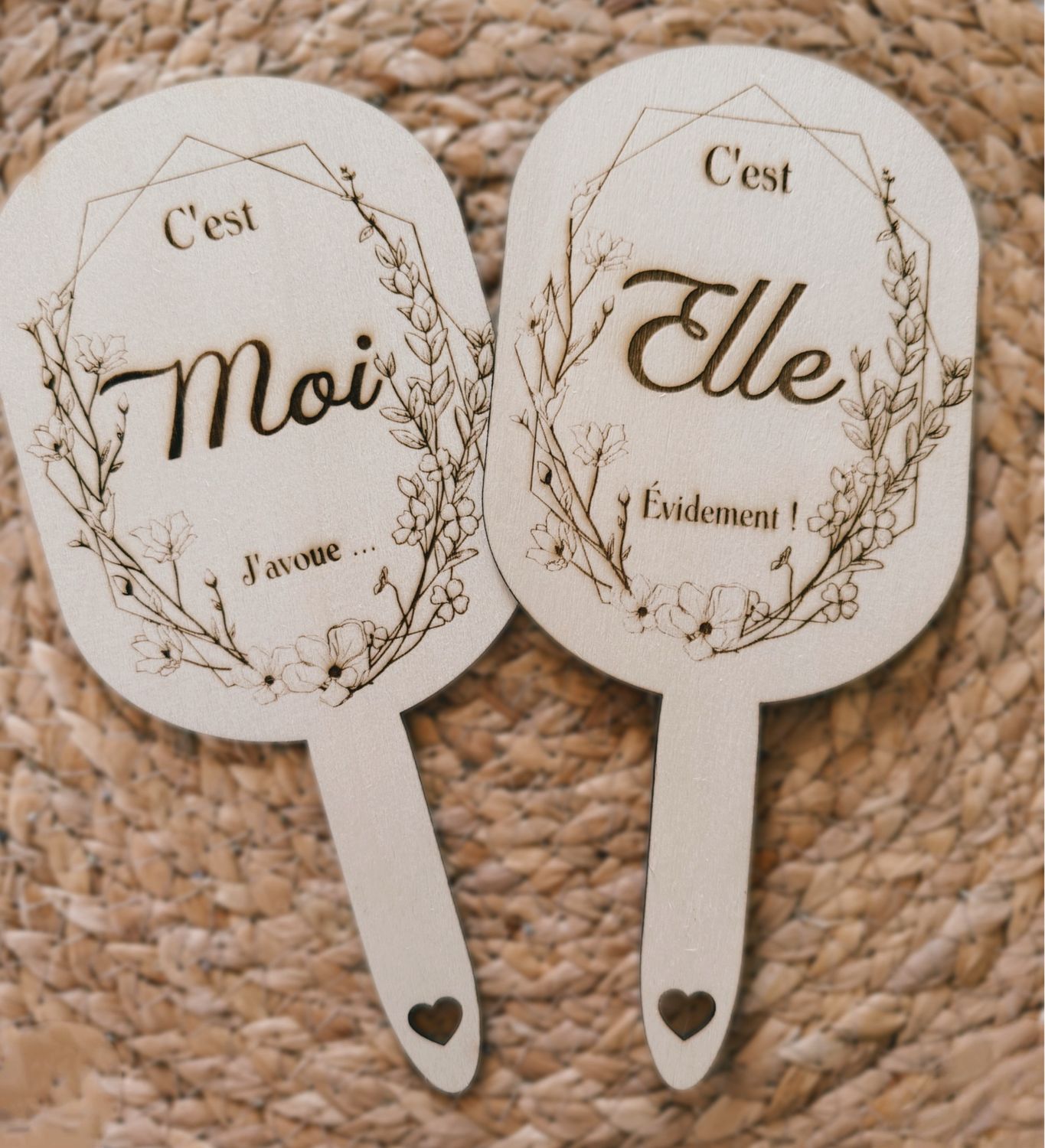 Pancarte jeu elle/lui/moi