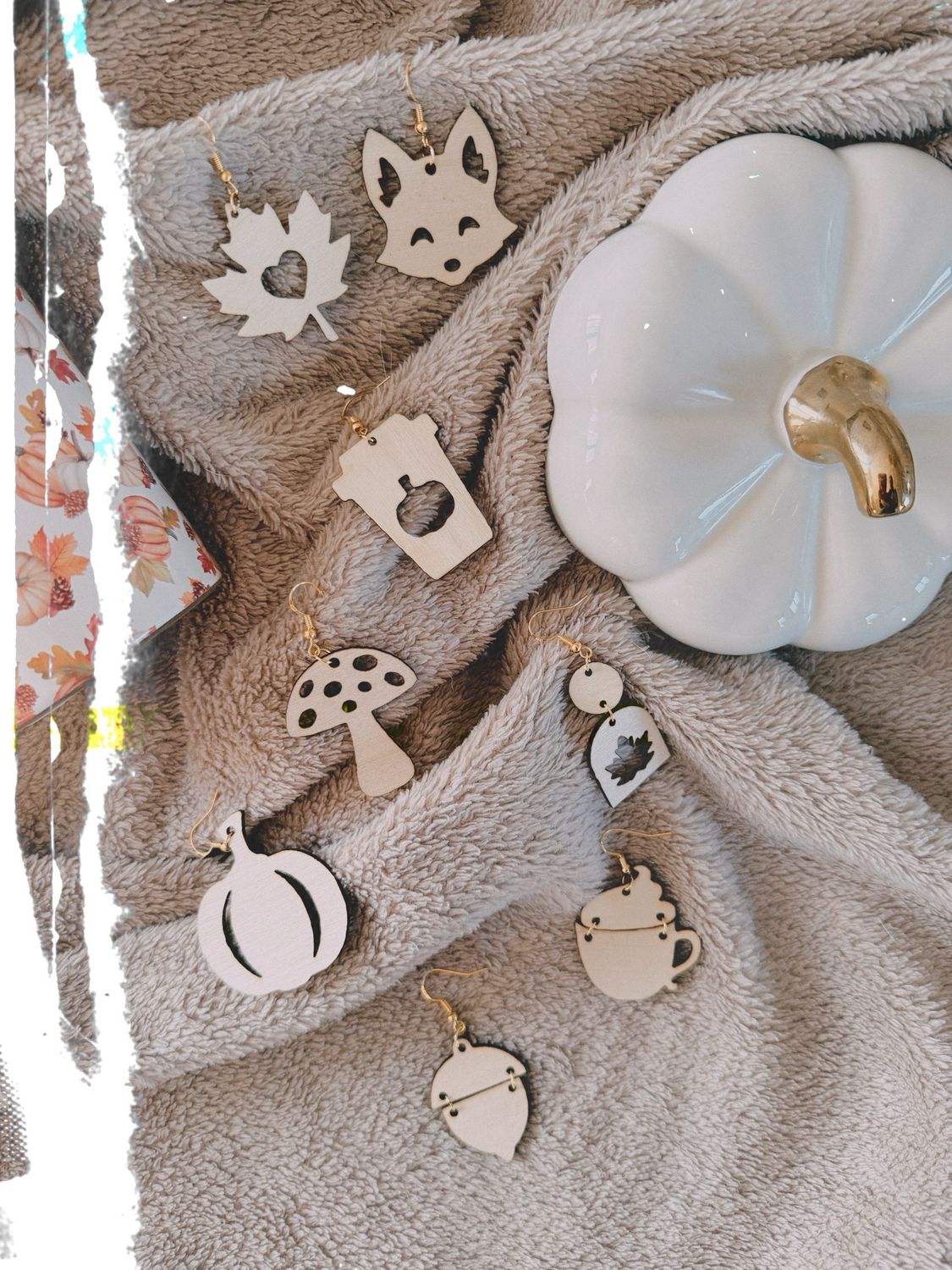 Boucles d’oreilles automne