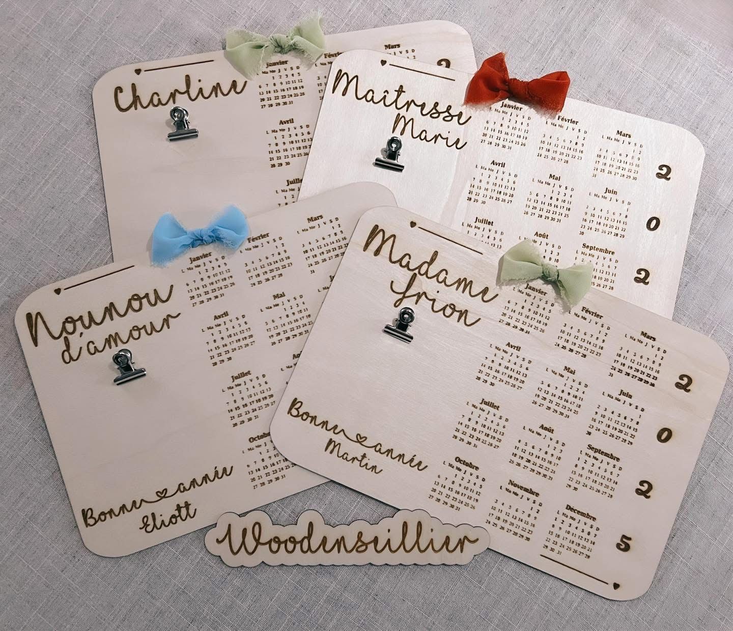Calendrier personnalisé