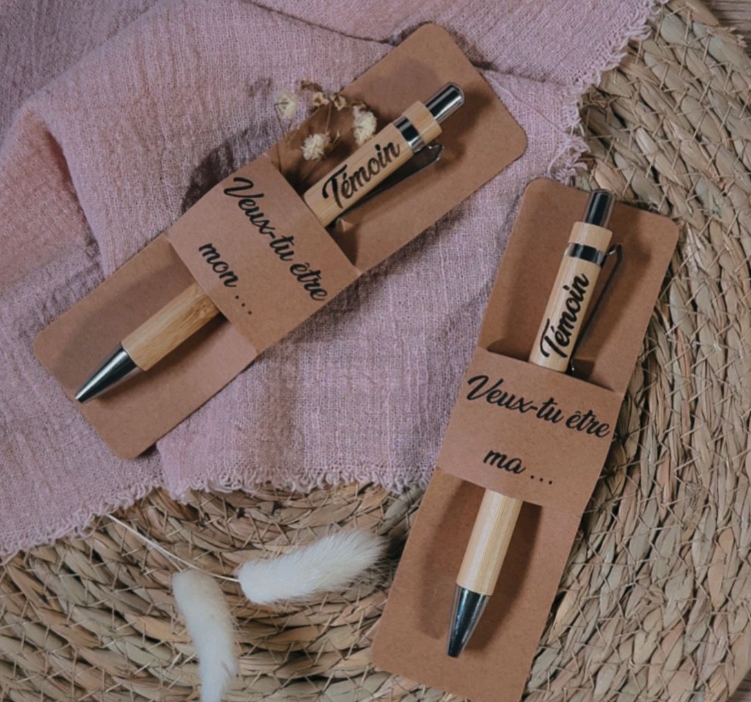 Stylo « veux-tu être » témoin