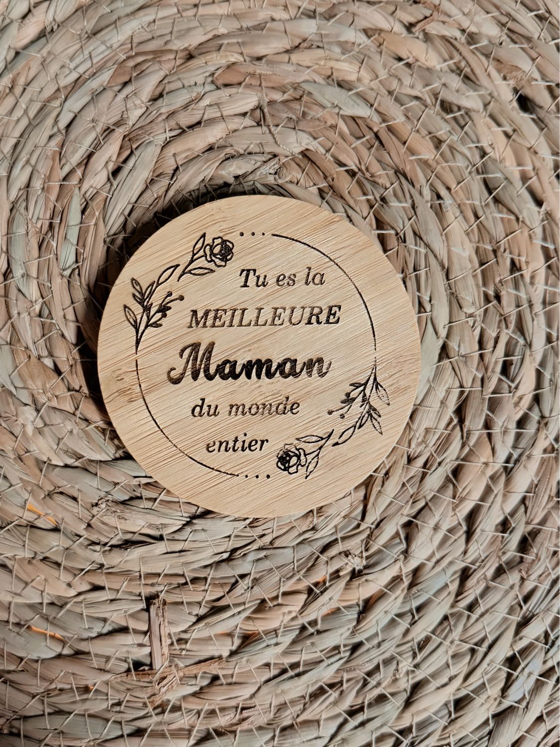 Miroir «tu es la meilleure maman»