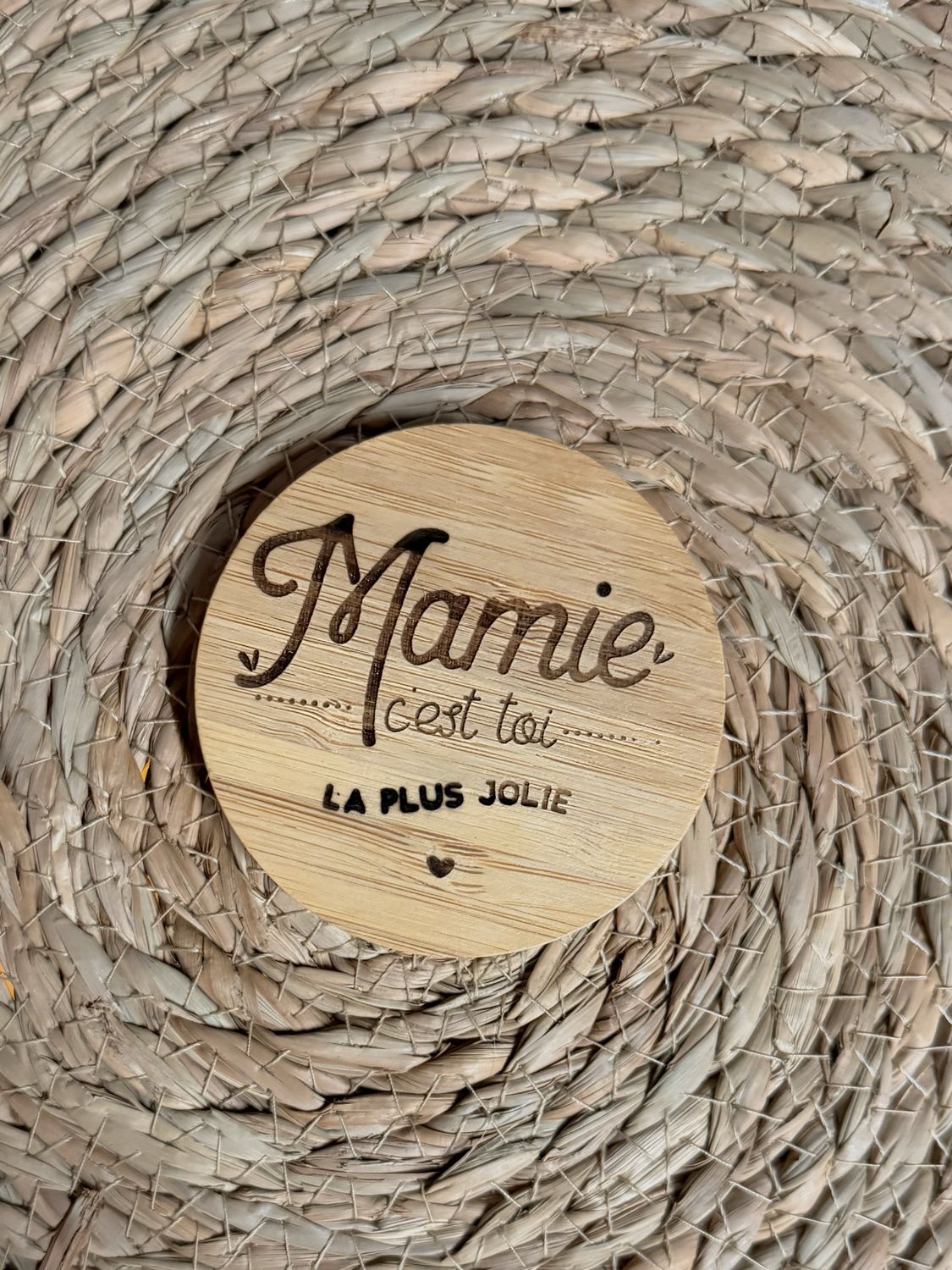 Miroir «mamie c’est toi la plus jolie»