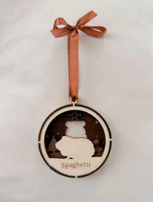 Boule de Noël cochon d’Inde