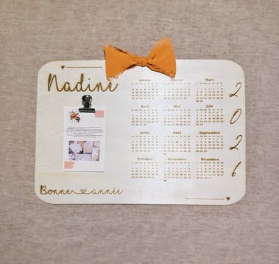 Calendrier personnalisé