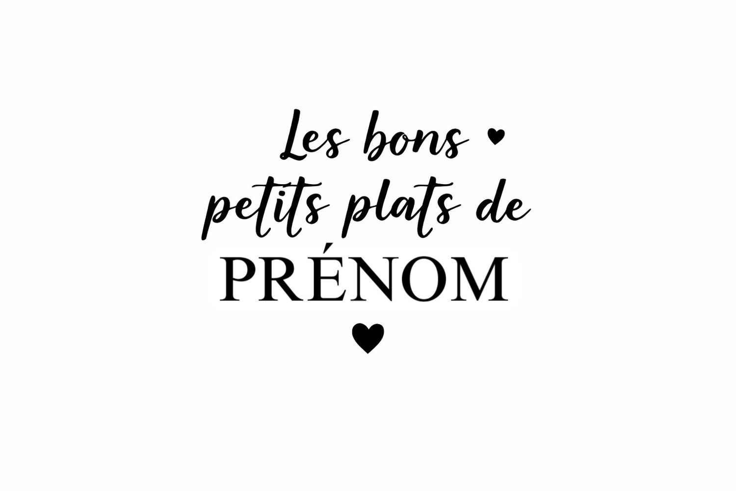 Cuillère de cuisine «les bons petits plats»