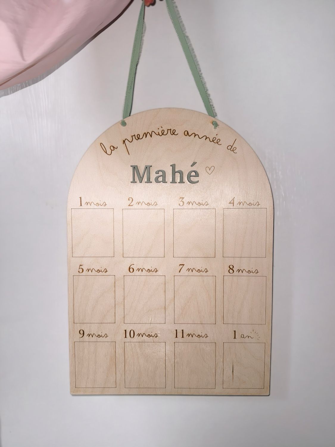 Panneau photos première année