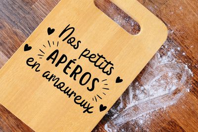 Planche apéritive amoureux