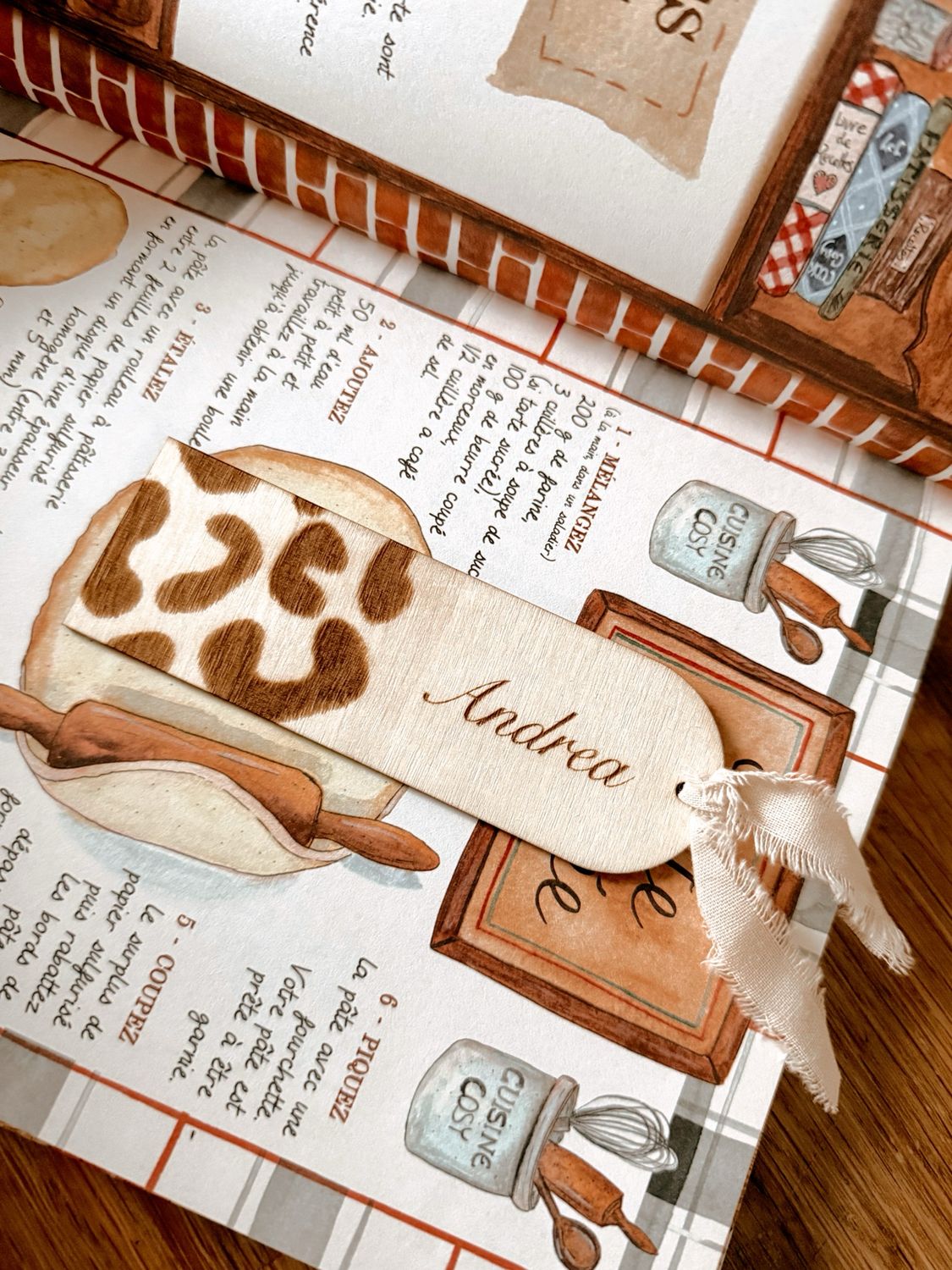 Marque page léopard