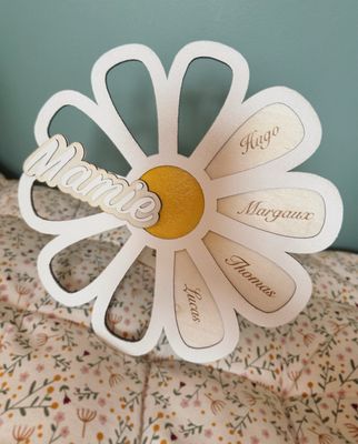 Fleur décorative personnalisée