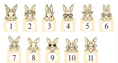 Support lapin personnalisé avec son chocolat
