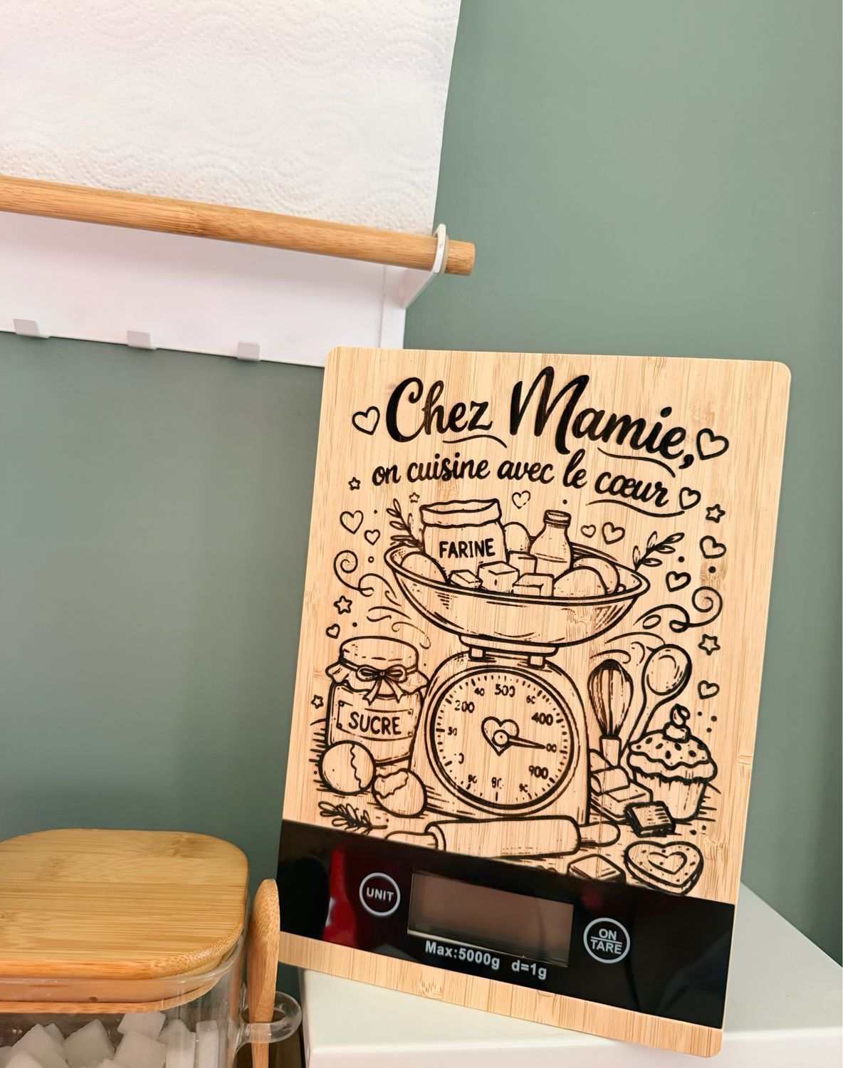 Balance de cuisine personnalisée