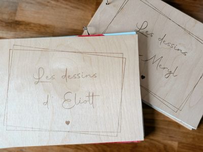 Livre à dessins personnalisé- souvenirs d’enfance