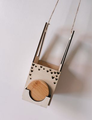 Porte-bouteille personnalisé avec décapsuleur gravé