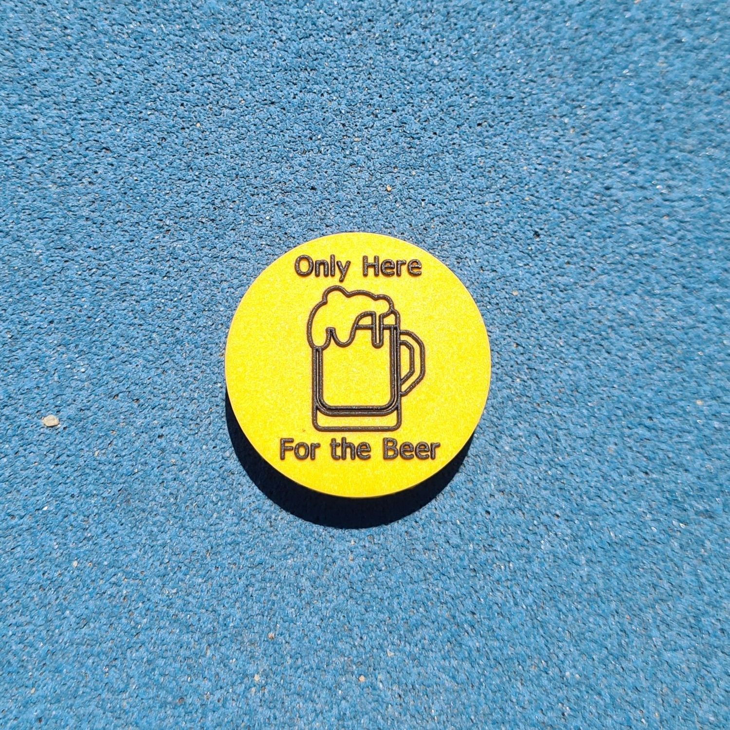 Tennis Racquet Vibration Dampener, Racket, shock absorber, only here for the beer, beer