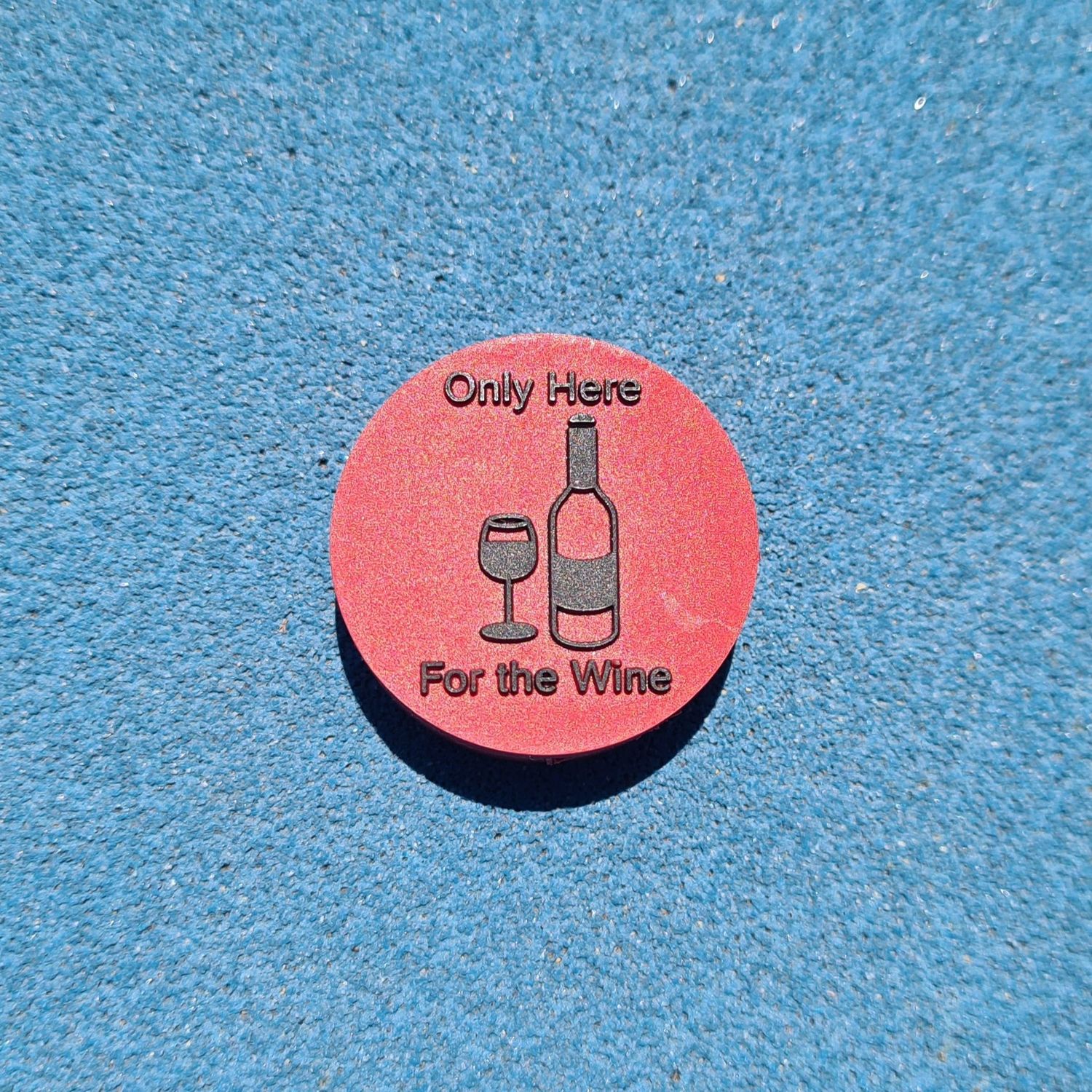 Tennis Racquet Vibration Dampener, Racket, shock absorber, only here for the wine, wine