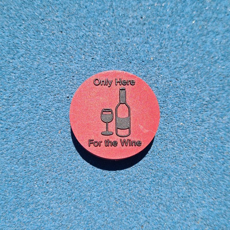 Tennis Racquet Vibration Dampener, Racket, shock absorber, only here for the wine, wine