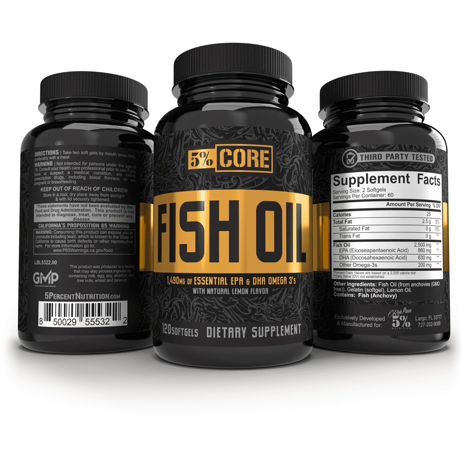 5% FISH OIL 120SG