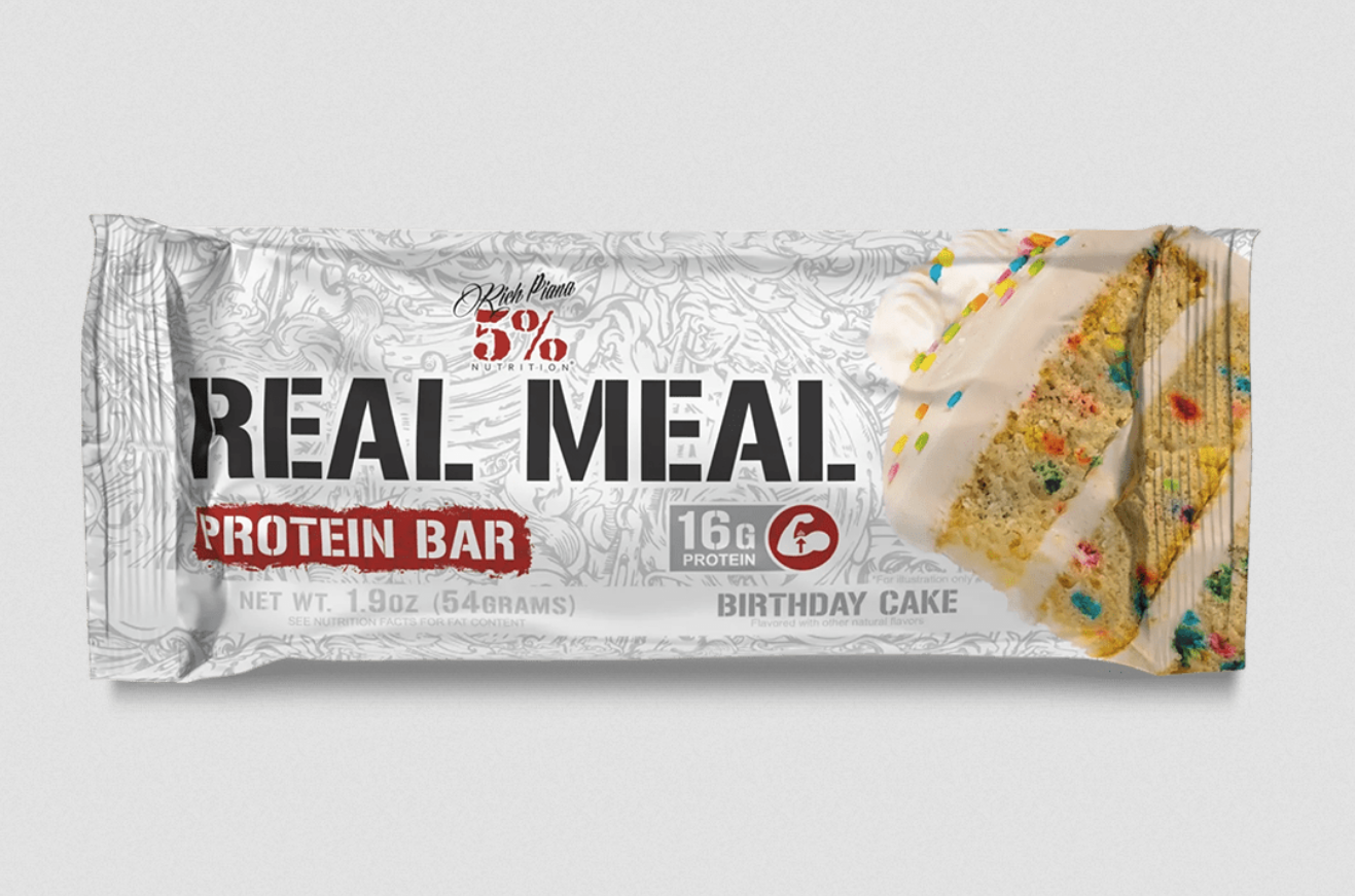 5% REAL MEAL PROTEIN BAR BIRTHDAY CAKE