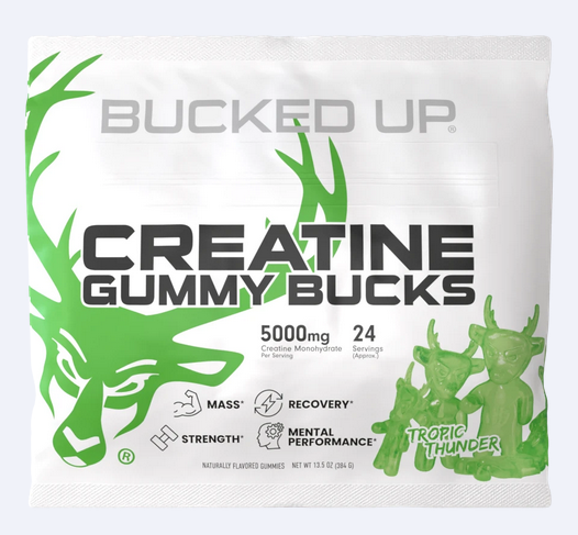 BUCKED UP CREATINE GUMMIES TROPIC THUNDER