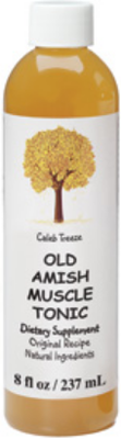 CALEB TREEZE OLD AMISH MUSCLE TONIC 8FL OZ