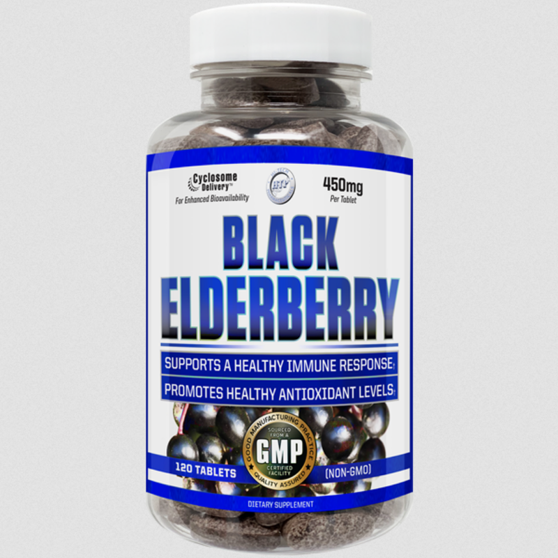 HTP BLACK ELDERBERRY 120T