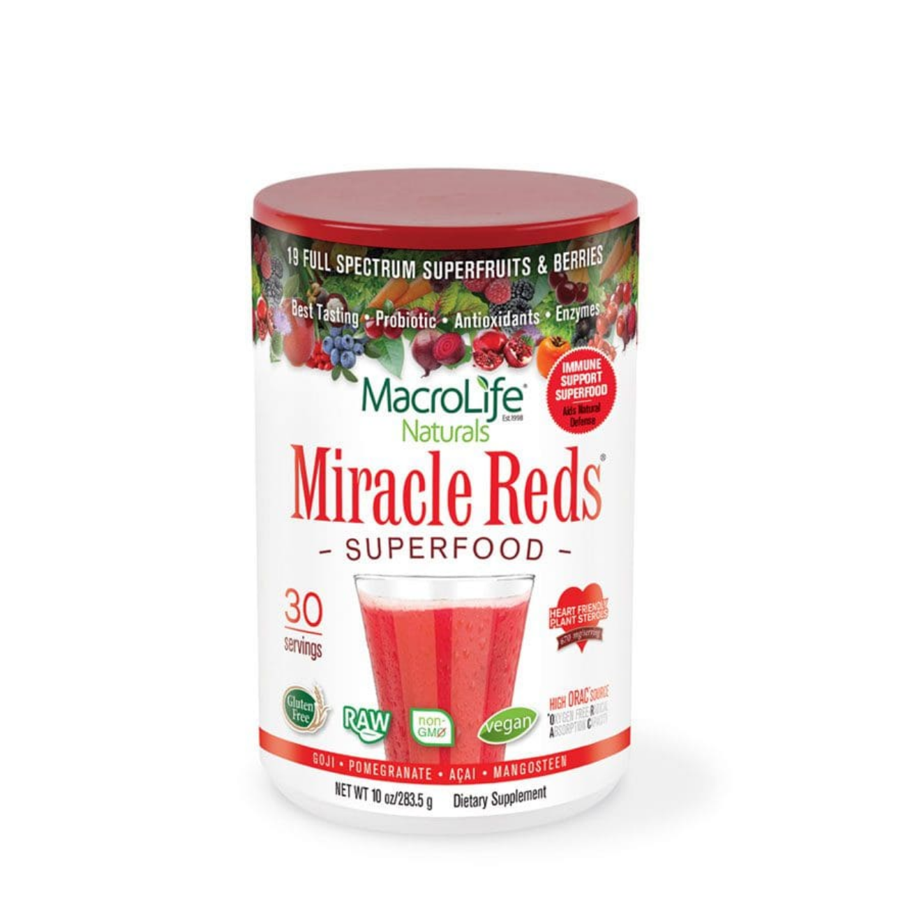 MACROLIFE MIRACLE REDS 30SVG