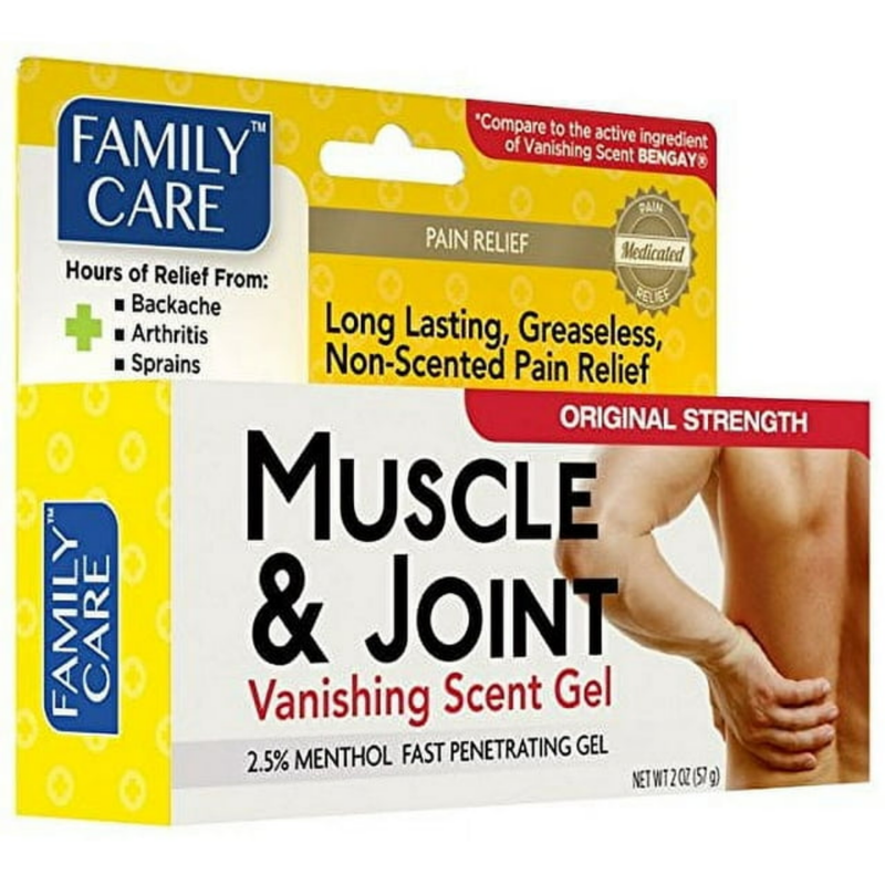 MUSCLE AND JOINT PAIN RELIEVING GEL 2OZ