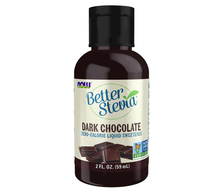 NOW BETTER STEVIA 2FL OZ DARK CHOCOLATE