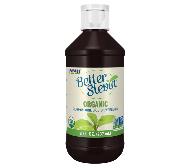 NOW BETTER STEVIA 8FL OZ ORGANIC, UNFLAVORED