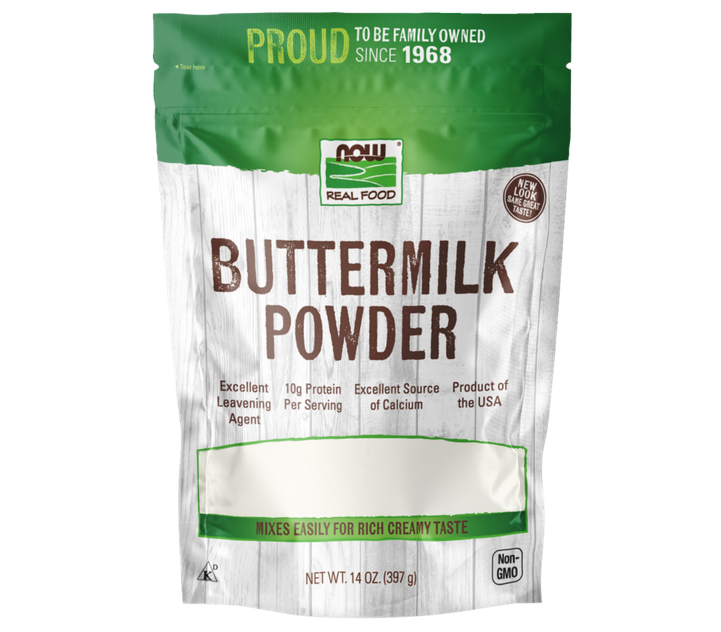 NOW BUTTERMILK POWDER 14OZ